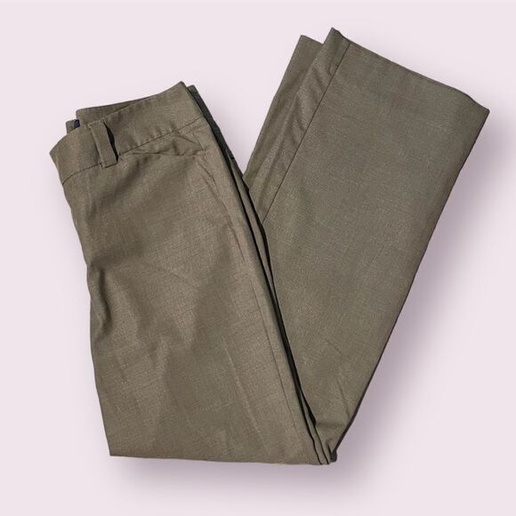 GAP Stretch Curvy Fit Flared Leg Taupe Pants Size 10R - Picture 2 of 3